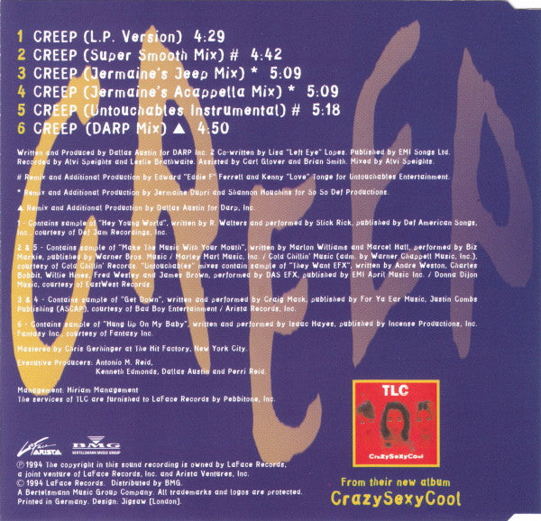 TLC : Creep (CD, Maxi)