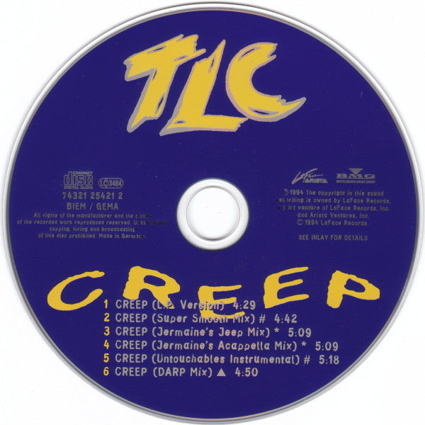 TLC : Creep (CD, Maxi)