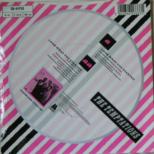 The Temptations : Look What You Started (7", Single)