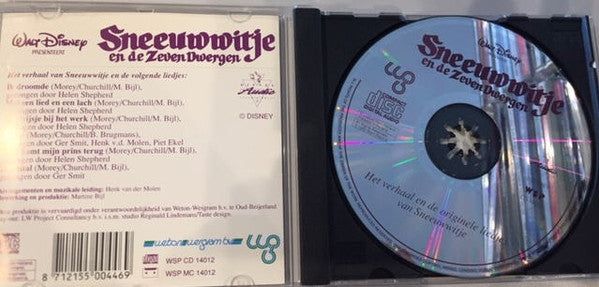Various : Walt Disney Presenteert Sneeuwwitje En De Zeven Dwergen (Het Verhaal En De Originele Nederlandstalige Liedjes) (CD)