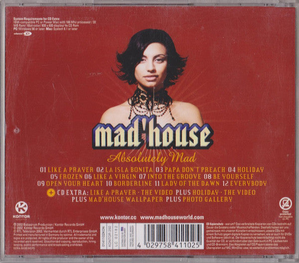 Mad'house : Absolutely Mad (CD, Album, Copy Prot., Enh)