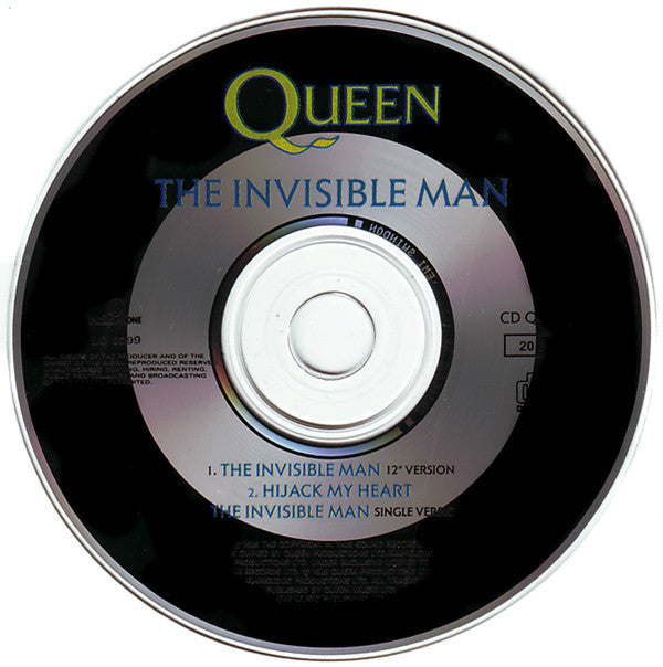Queen : The Invisible Man (CD, Single)