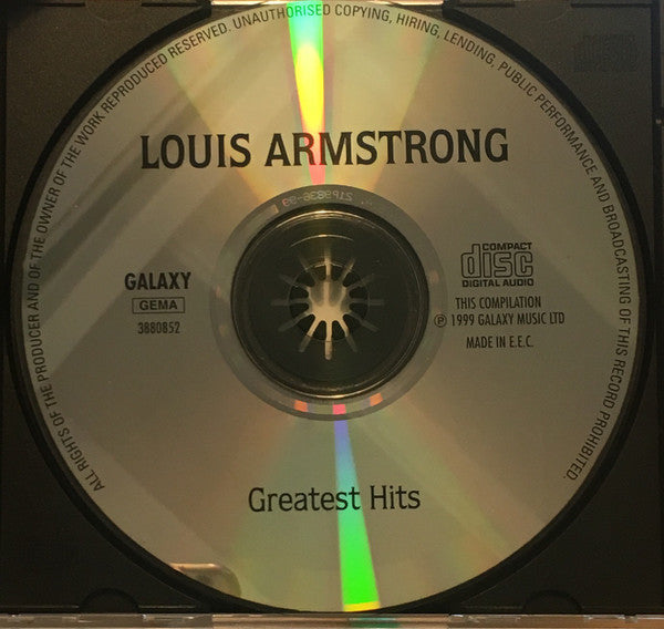 Louis Armstrong : Greatest Hits (CD, Comp)