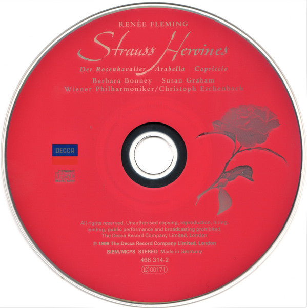 Richard Strauss - Renée Fleming, Barbara Bonney, Susan Graham (2), Wiener Philharmoniker, Christoph Eschenbach : Strauss Heroines (CD, Album, Jew)