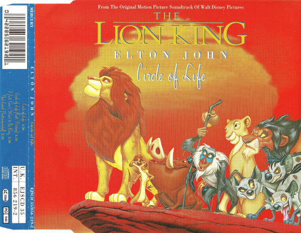 Elton John : Circle Of Life (CD, Maxi)