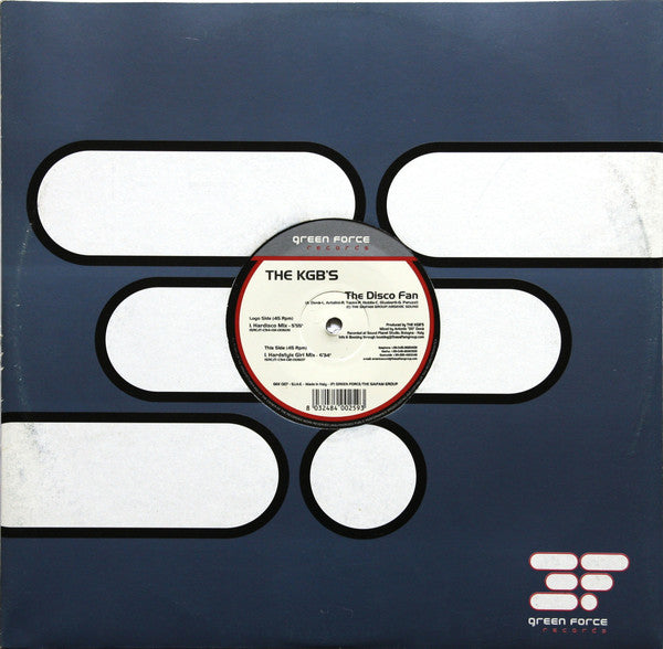 The KGB's : The Disco Fan (12")