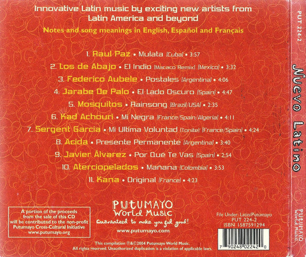 Various : Nuevo Latino (CD, Comp, Dig)