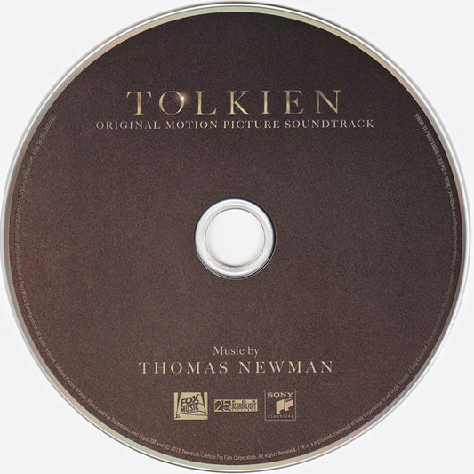 Thomas Newman : Tolkien (Original Motion Picture Soundtrack) (CD, Album)