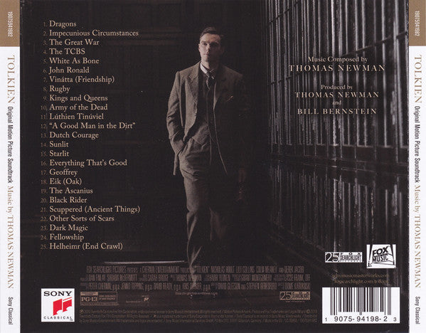 Thomas Newman : Tolkien (Original Motion Picture Soundtrack) (CD, Album)