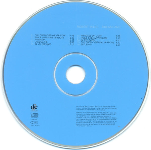 Robert Miles : Dreamland (CD, Album, Mixed)