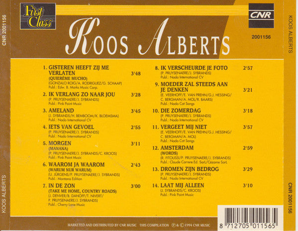 Koos Alberts : Koos Alberts (CD, Comp)