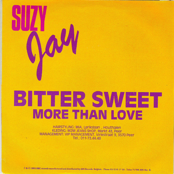 Suzy Jay : Bitter Sweet (7")