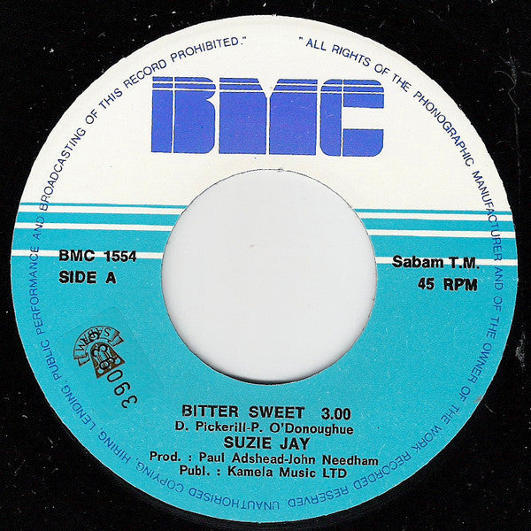 Suzy Jay : Bitter Sweet (7")