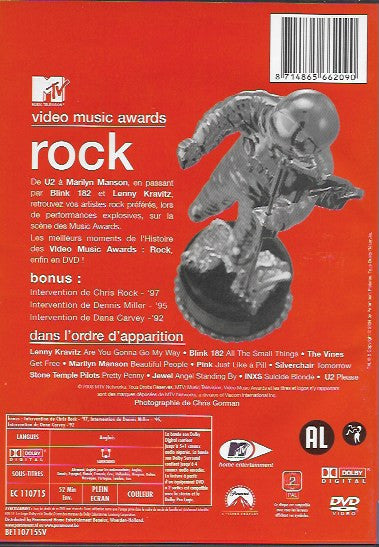 Various : MTV Video Music Awards: Rock (DVD-V, PAL, Dol)