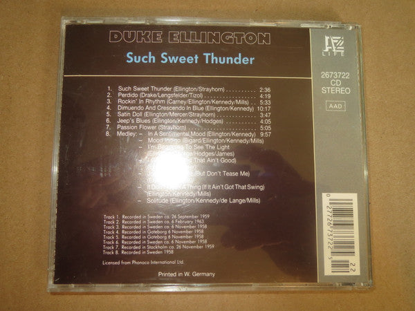 Duke Ellington : Such Sweet Thunder (CD)
