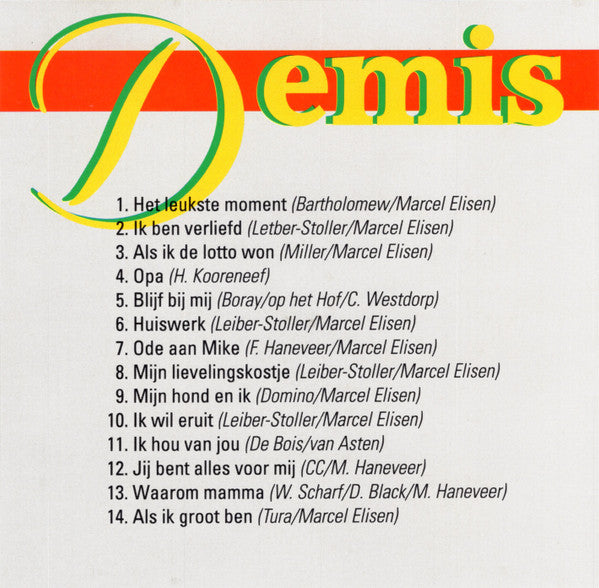 Demis (2) : Het Leukste Moment (CD, Album)