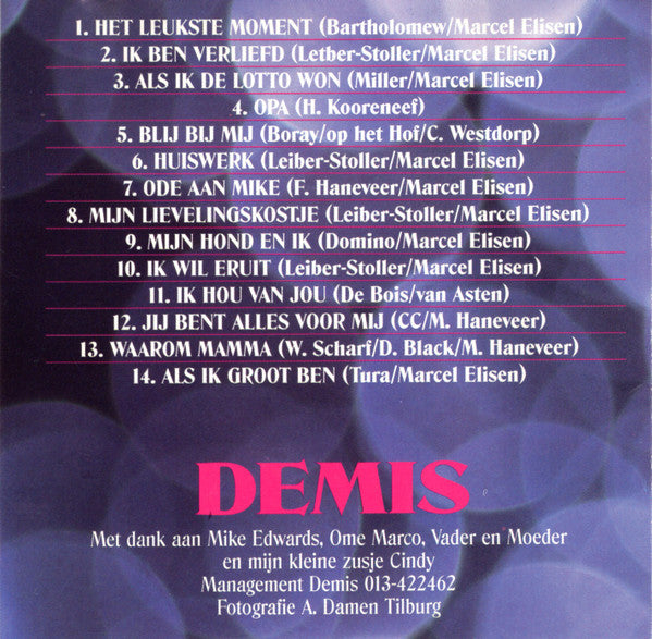 Demis (2) : Het Leukste Moment (CD, Album)