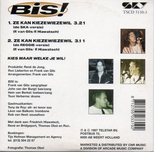 Bis! : Ze Kan Kiezewiezewil (CD, Single)