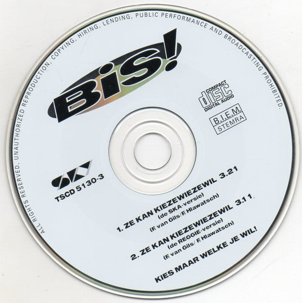 Bis! : Ze Kan Kiezewiezewil (CD, Single)