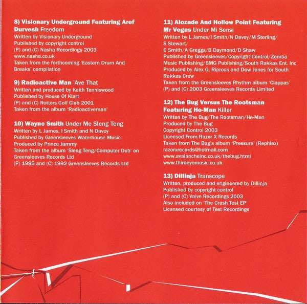 MJ Cole : Bassline Pressure - It's A Ruffneck Sound (CD, Mixed)