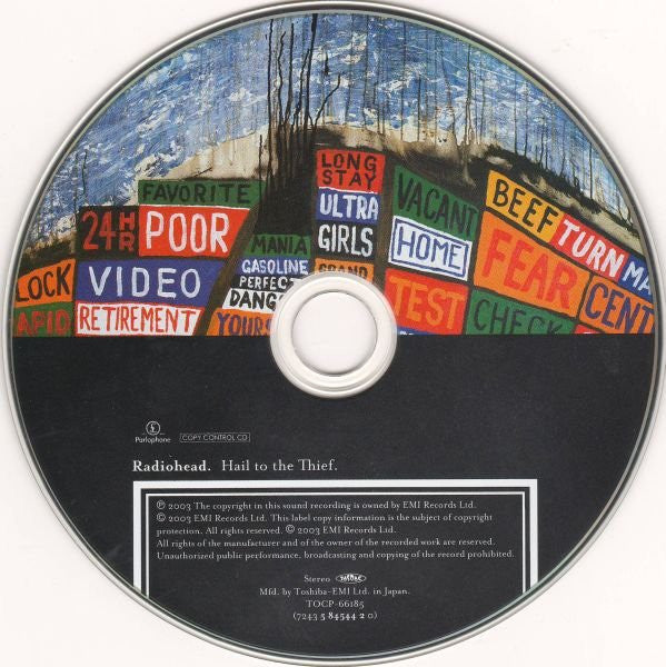 Radiohead = Radiohead : Hail To The Thief = ヘイル・トゥ・ザ・シーフ (CD, Album, Copy Prot.)