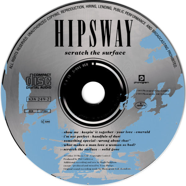Hipsway : Scratch The Surface (CD, Album)