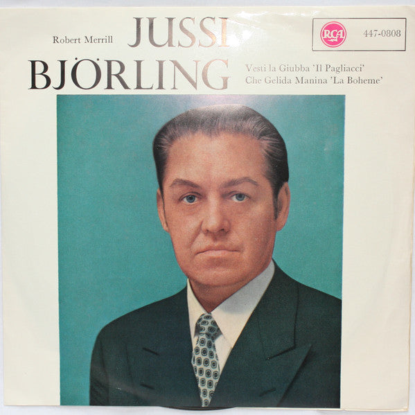 Jussi Björling : Vesti La Giubba (7", Single, Red)