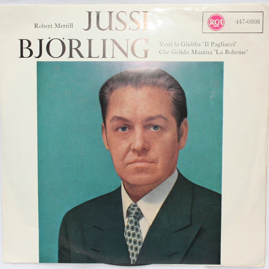 Jussi Björling : Vesti La Giubba (7", Single, Red)