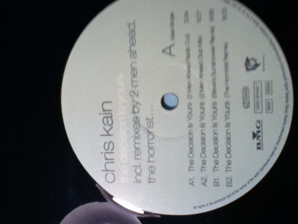 Chris Kain : The Decision Is Yours (12")