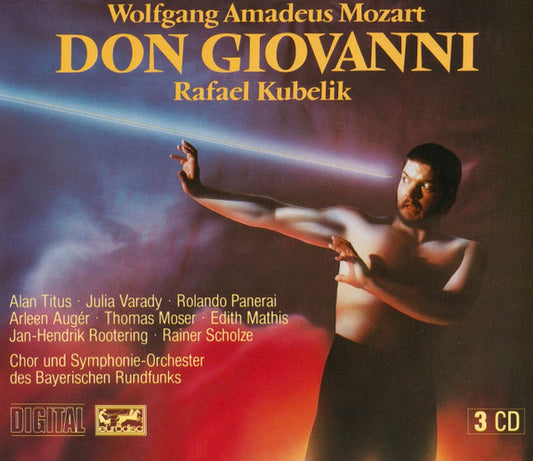 Wolfgang Amadeus Mozart, Rafael Kubelik, Alan Titus · Iulia Várady · Rolando Panerai · Arleen Auger · Thomas Moser · Edith Mathis · Jan-Hendrik Rootering · Rainer Scholze, Chor Des Bayerischen Rundfunks Und Symphonie-Orchester Des Bayerischen Rundfunks : Don Giovanni (3xCD, RE)