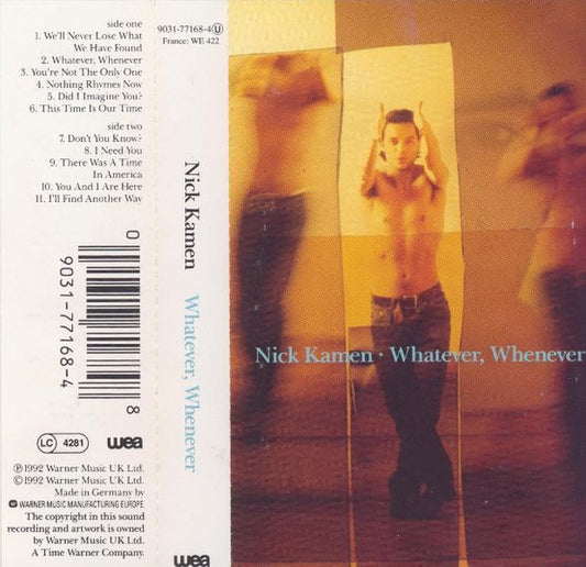 Nick Kamen : Whatever, Whenever (Cass, Album)
