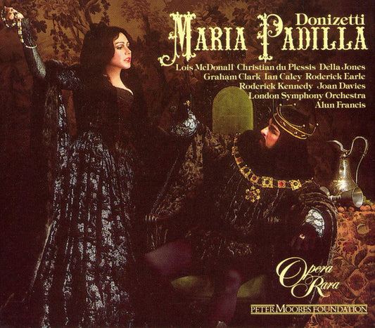 Gaetano Donizetti / Lois McDonall, Christian Du Plessis, Della Jones, Graham Clark (2), Ian Caley, Roderick Earle, Roderick Kennedy, Joan Davies (2), London Symphony Orchestra, Alun Francis : Maria Padilla (3xCD, Album, RE + Box)