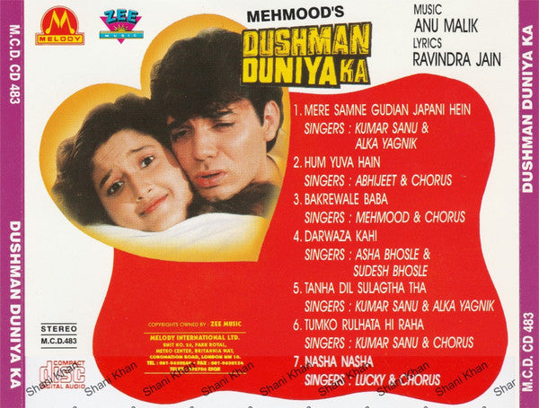 Anu Malik, Ravindra Jain : Dushman Duniya Ka (CD)
