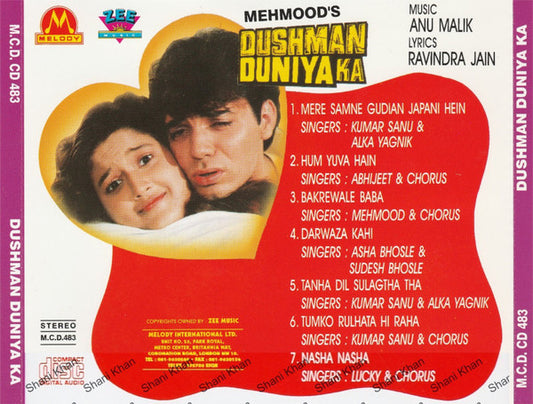 Anu Malik, Ravindra Jain : Dushman Duniya Ka (CD)