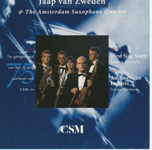 Jaap van Zweden, Amsterdam Saxophone Quartet : West Side Story (CD)