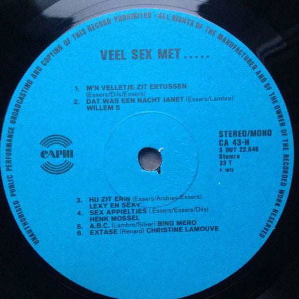 Various : Veel Sex Met... (LP, Comp)