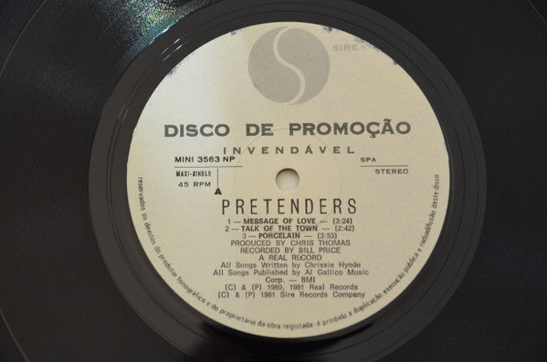 The Pretenders : Extended Play (12", EP, Promo)