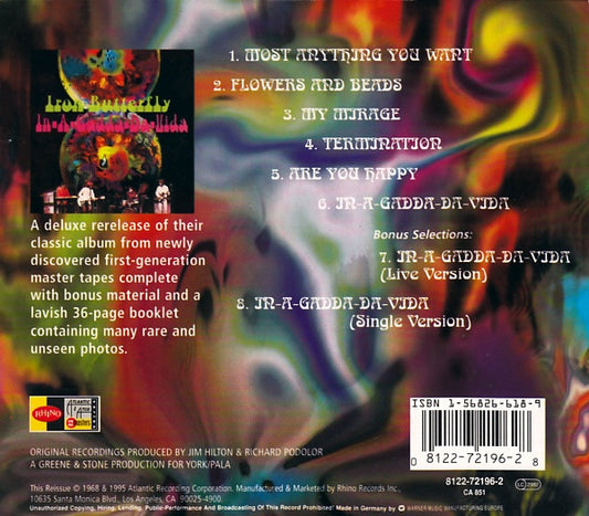Iron Butterfly : In-A-Gadda-Da-Vida (CD, Album, RE, RM)