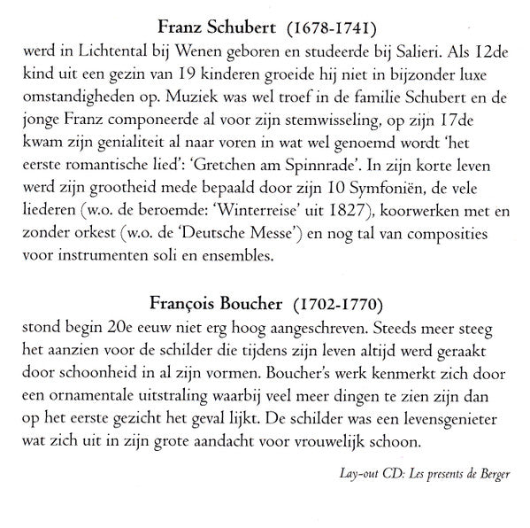 Franz Schubert : Symphony No. 2 In B Flat Major, Symphony No. 6 In C Major (CD, Comp)