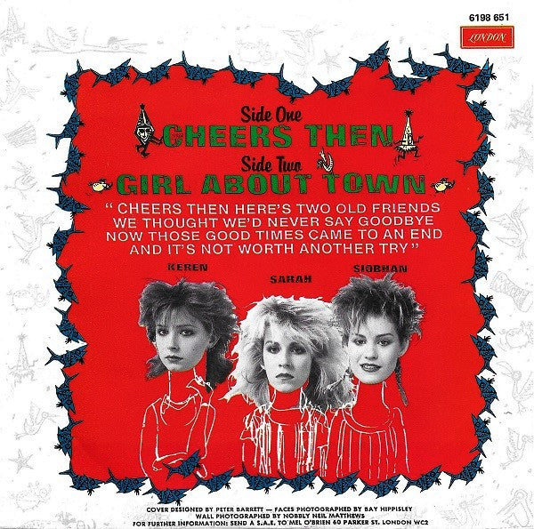 Bananarama : Cheers Then (7", Single)