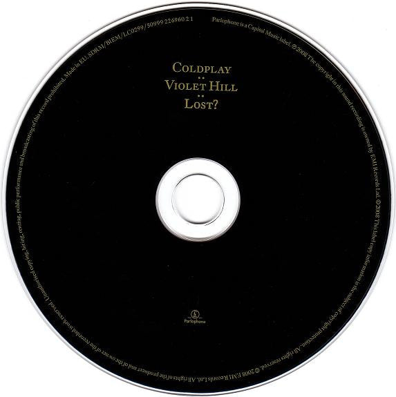 Coldplay : Violet Hill (CD, Single, Car)