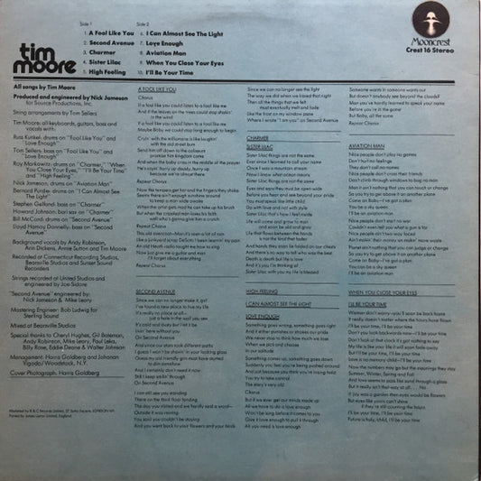 Tim Moore : Tim Moore (LP, Album)