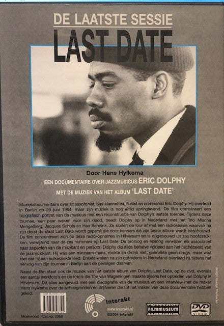 Eric Dolphy : Last Date (De Laatste Sessie) (DVD-V)