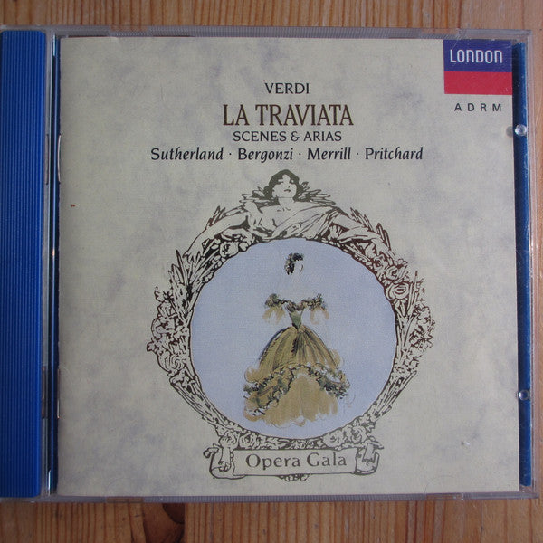 Giuseppe Verdi, Joan Sutherland, Carlo Bergonzi, Robert Merrill, John Pritchard : La Traviata - Scenes And Arias (CD, RM, RP)