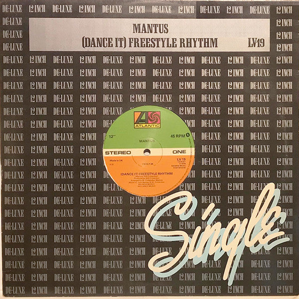 Mantus : (Dance It) Freestyle Rhythm (12", Single)