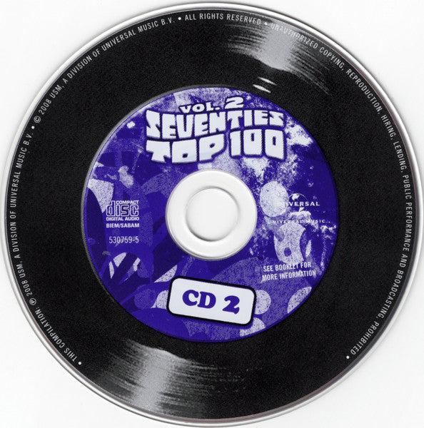 Various : Seventies Top 100 Vol.2 (5xCD, Comp, RM)