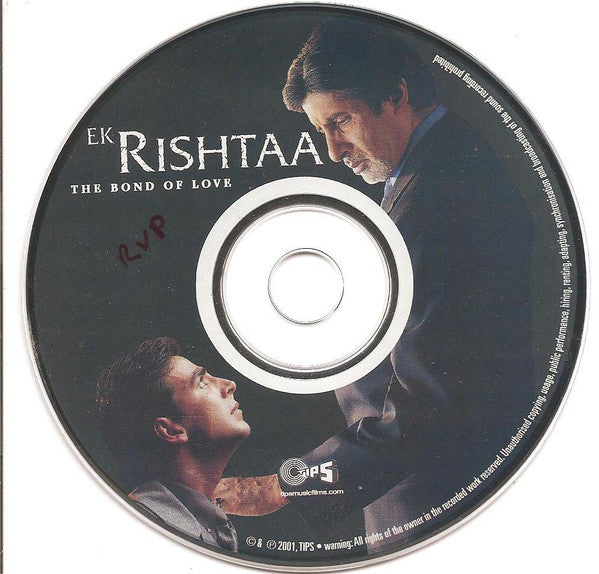 Nadeem Shravan, Sameer : Ek Rishtaa - The Bond Of Love (CD)