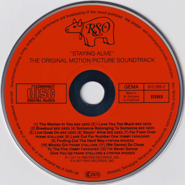 Various : Staying Alive (The Original Motion Picture Soundtrack) (CD, Album)