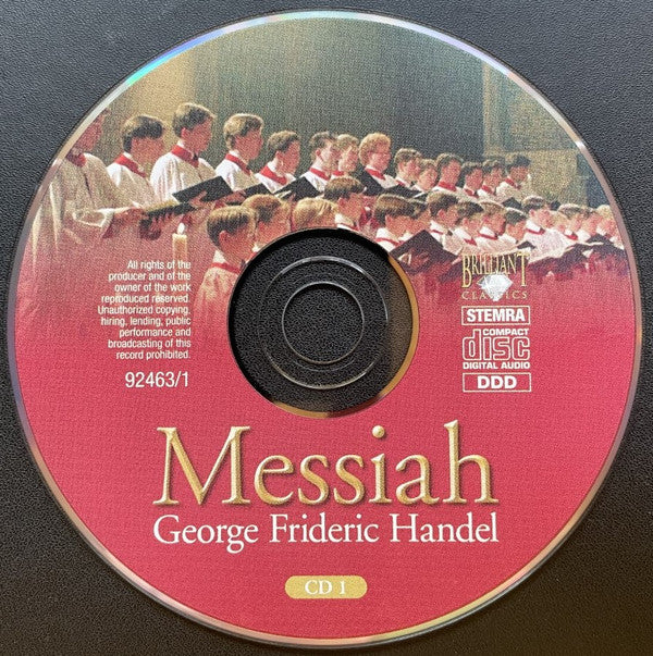 Georg Friedrich Händel - Lynne Dawson · Hilary Summers · John Mark Ainsley · Alastair Miles · The King's College Choir Of Cambridge · Brandenburg Consort · Stephen Cleobury : Messiah (2xCD, Album, RE)