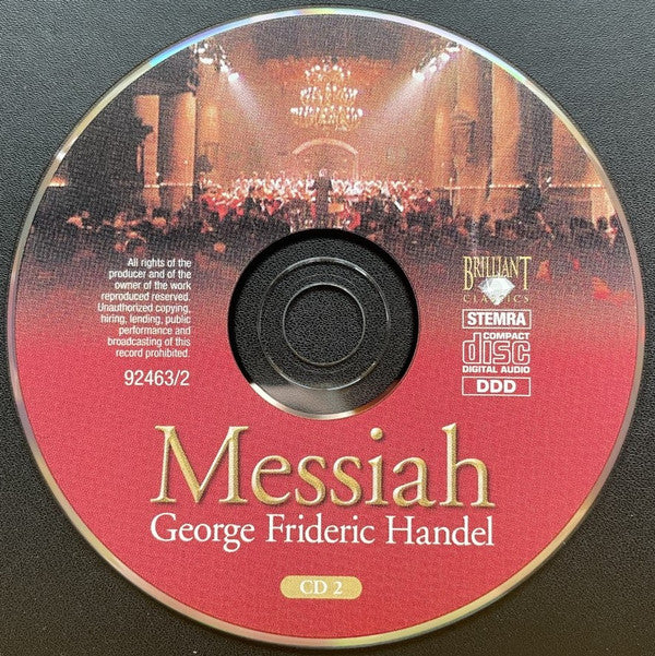 Georg Friedrich Händel - Lynne Dawson · Hilary Summers · John Mark Ainsley · Alastair Miles · The King's College Choir Of Cambridge · Brandenburg Consort · Stephen Cleobury : Messiah (2xCD, Album, RE)